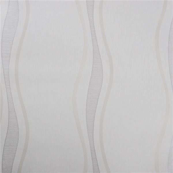 Dundee Deco Falkirk McGowen III . ft. White Vinyl Paintable Textured  Abstract Peel and Stick Wallpaper | Réno-Dépôt
