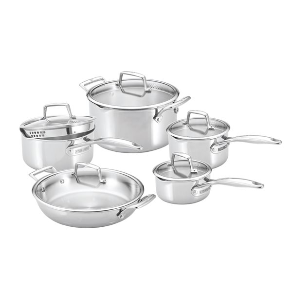 ZWILLING Energy X3 Stainless Steel Cookware Set - 5-Piece 1017368 ...