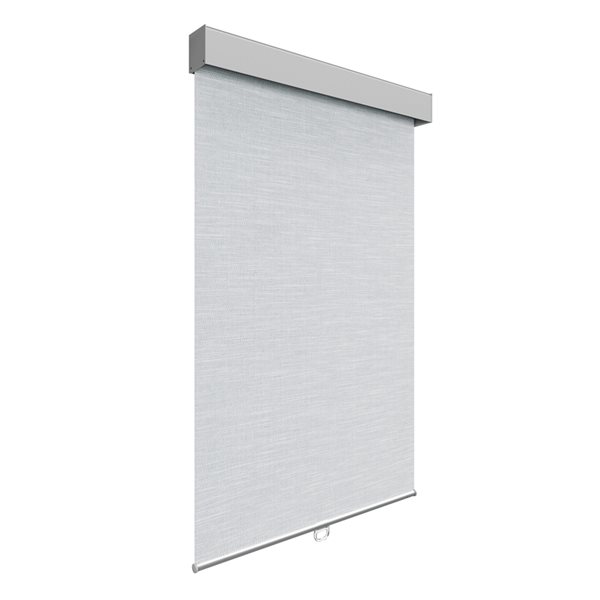 Avanat 24-in x 72-in Light Filtering Cordless Indoor Roller Shade in Grey