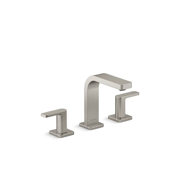 KOHLER Vibrant Brushed Nickel Parallel Widespread Bathroom Sink Faucet   331063725 MainImage 001 L 