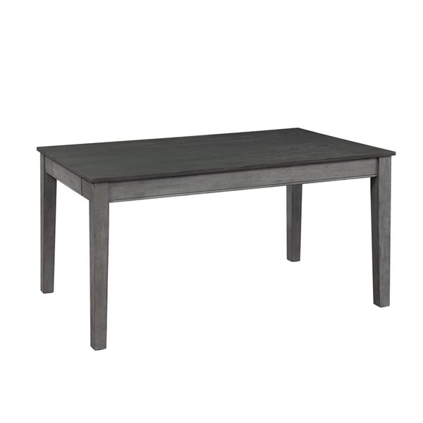 HomeTrend Armhurst Dark Grey Wood Rectangular Fixed Standard (30