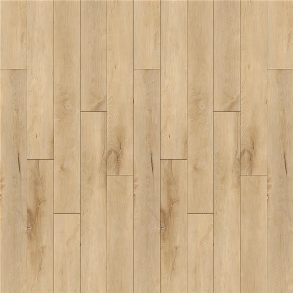 Revêtement de plancher en vinyle SPC Mono Serra Colombia résidentiel emboîtable de 5,90 po x 48 po (23,63 pi²), 12 pièces