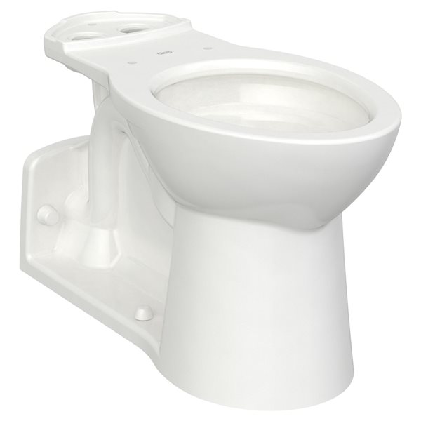 Siège de toilette haute Yorkville résidentiel blanc allongé par American Standard