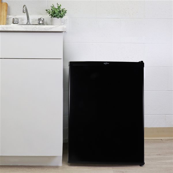 Koolatron Black 2.56cu.ft. (70L) Compact Fridge with Freezer KBC70
