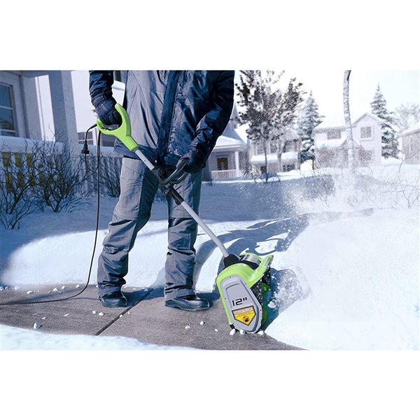Greenworks A 12-in Corded Electric Push Snow Shovel 2600802 Réno-Dépôt
