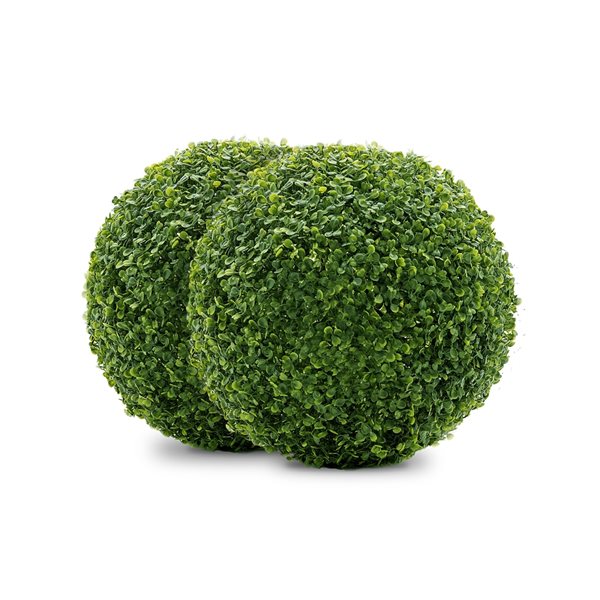 Naturae Decor 13-in Artificial Topiary Balls - 2-Piece
