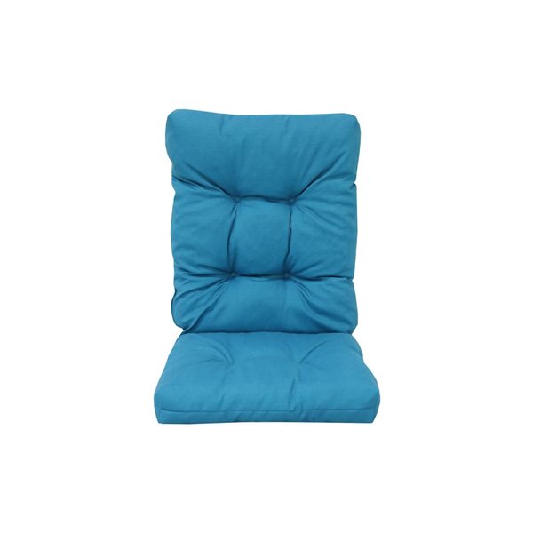 Coussin bistro Style Selections pour chaise à dossier haut, polyester, rouge