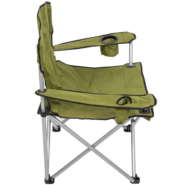 Chaise de camping pliante surdimensionnée en acier Coleman avec