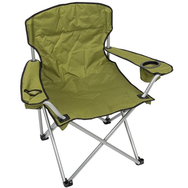 Chaise de camping chauffante pliante Camp & Go verte