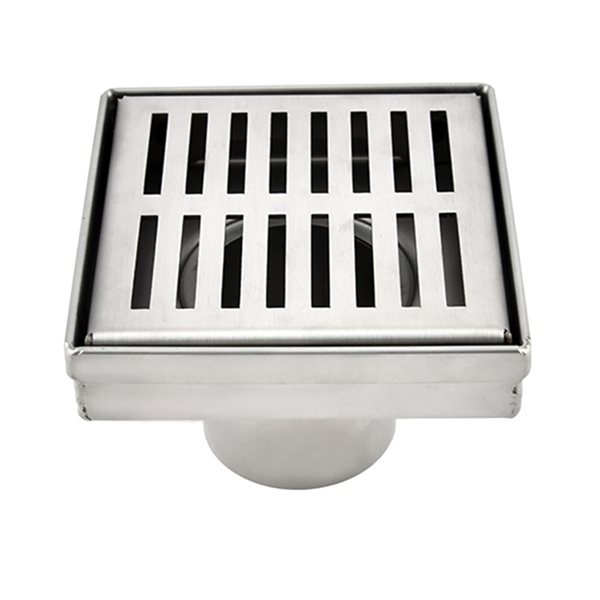 Luxury 304 Stainless Steel Bathroom Shower Floor Drain Long