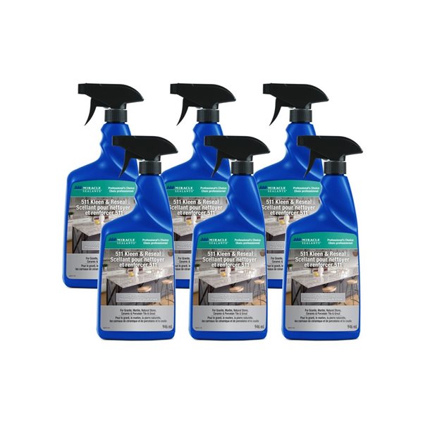 Miracle Sealants Kleen and Reseal Cleaner and Sealer 946 ml 6 Pack