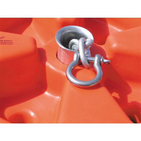 Dock Edge 1 7/8in x 3in Galvalume Anchor Shackle for Mooring Buoy