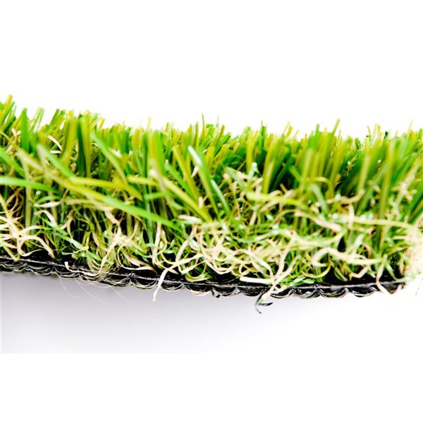 GREEN AS GRASS Riviera Pro Outdoor Synthetic Turf Carpet 5pi x 10pi 46859 RénoDépôt