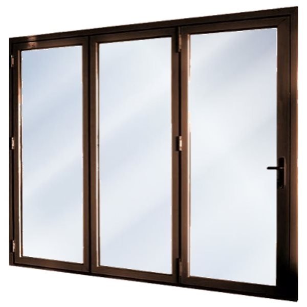 AVORA DOORS Avora Elite Bi Fold Patio Door 124 X 96-in Tempered Glass ...