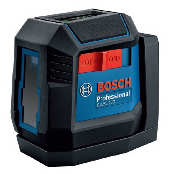 Bosch Green Beam Cross Line Laser with Li Ion Battery GLL50 20GL