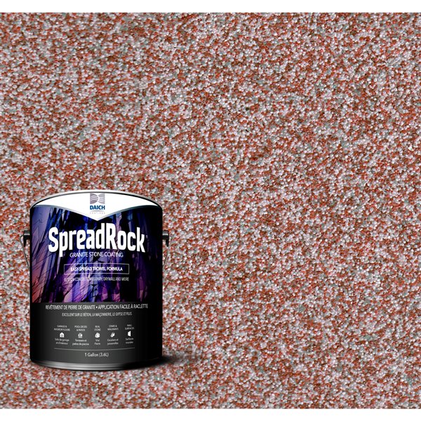 SpreadRock Granite Stone Coating 1 Gallon Santa Fe SPRSF378C
