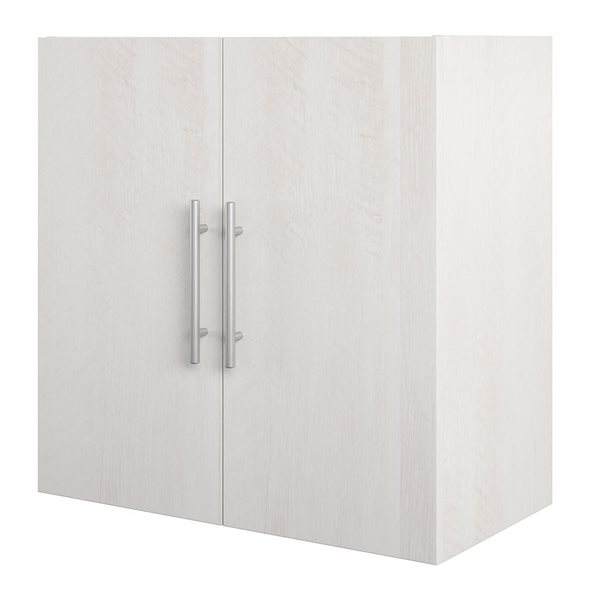 Armoire de rangement autoportante en bois d'ingénierie Lory par Systembuild  Evolution de 24 po, naturel 4632348COM