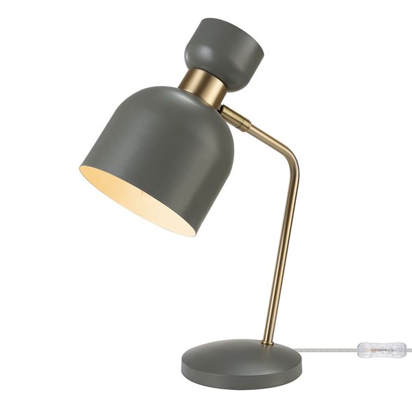 Lampe de bureau Belmont avec bras ajustable 17 po par Globe