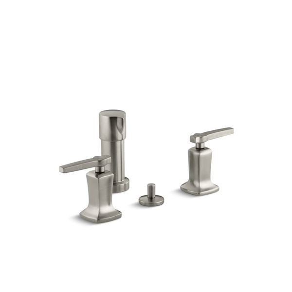 Kohler Margaux Vibrant Brushed Nickel Vertical Spray Bidet Faucet 16238 4 Bn Réno Dépôt 7414