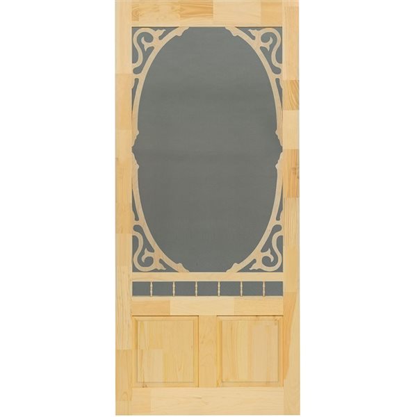 Kimberly Bay Screen Door Wood Clarington Unfinished 32 In X 80 In