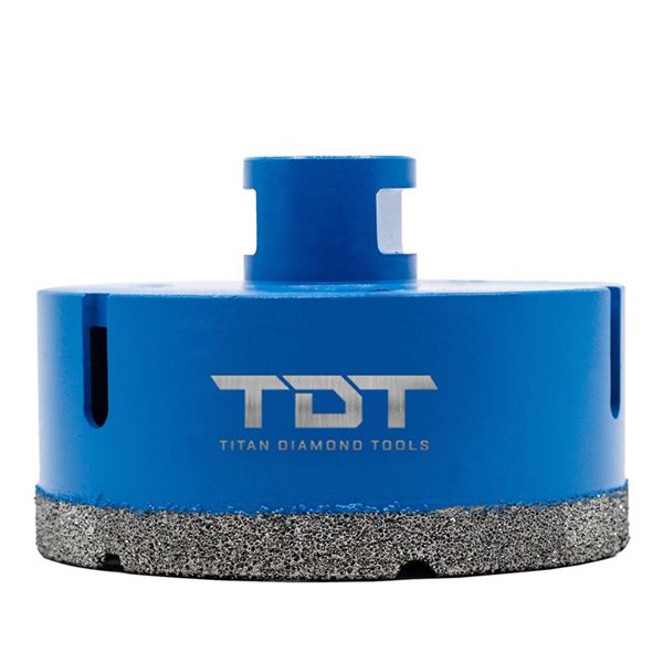 Foret aléseur diamanté série Pro de Titan Diamond Tools 1 1/8 po pour  forage à sec et humide CB028