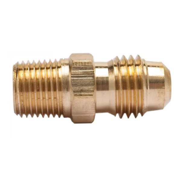 NEW!! 1/4 in. OD Compression x 1/8 in. MIP 90-Degree Brass Elbow Adapter  Fitting