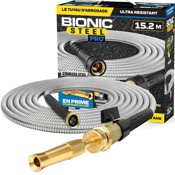 Bionic Steel Pro 5 8 In X 50 Ft Heavy Duty Kink Free Standard Stainless