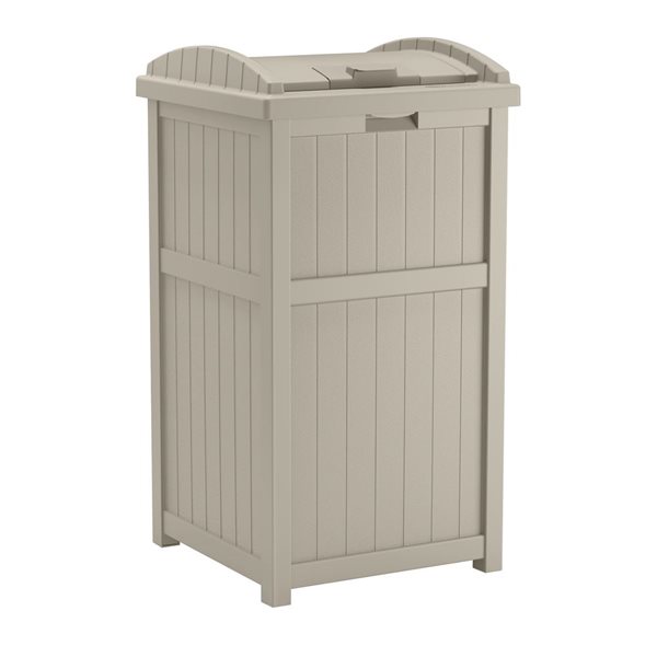 EKO Round Stainless Steel Step-On Trash Can - 5-L