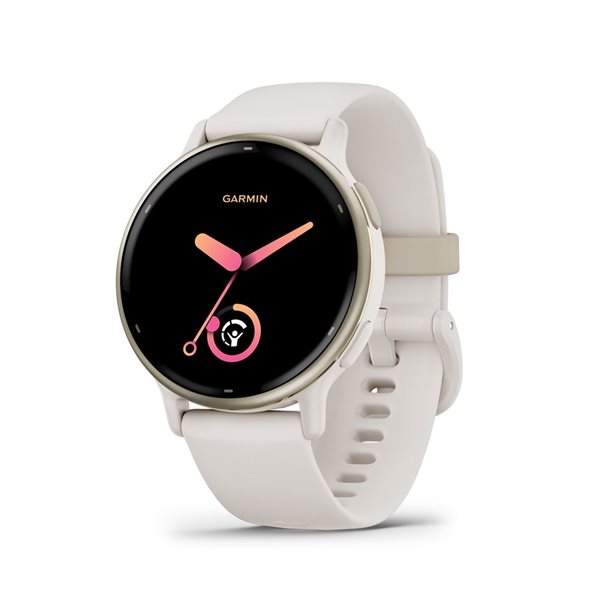 Montre intelligente GPS et tracker d activit Garmin v voactive 5 ivoire