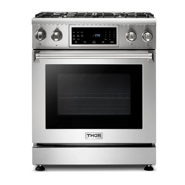 Thor Kitchen 30-in 4-Burner 4.55-ft³ Freestanding Professional Single ...