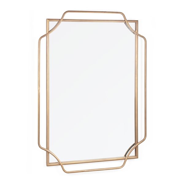 Gild Design House Amir 28 x 40-in Bronze Metal Rectangle Framed Wall ...